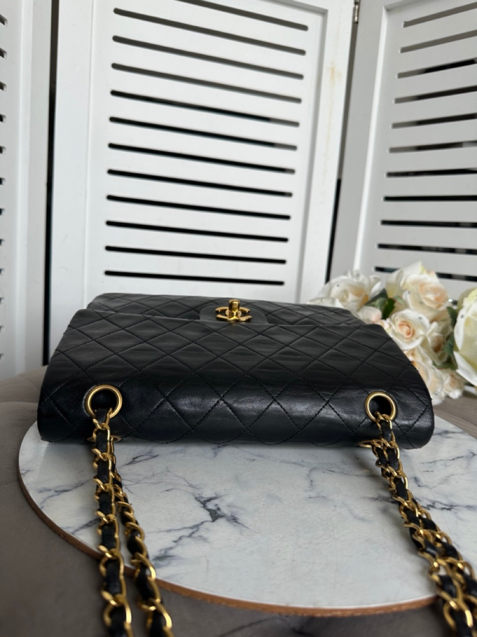 Chanel Vintage 24k Double Flap