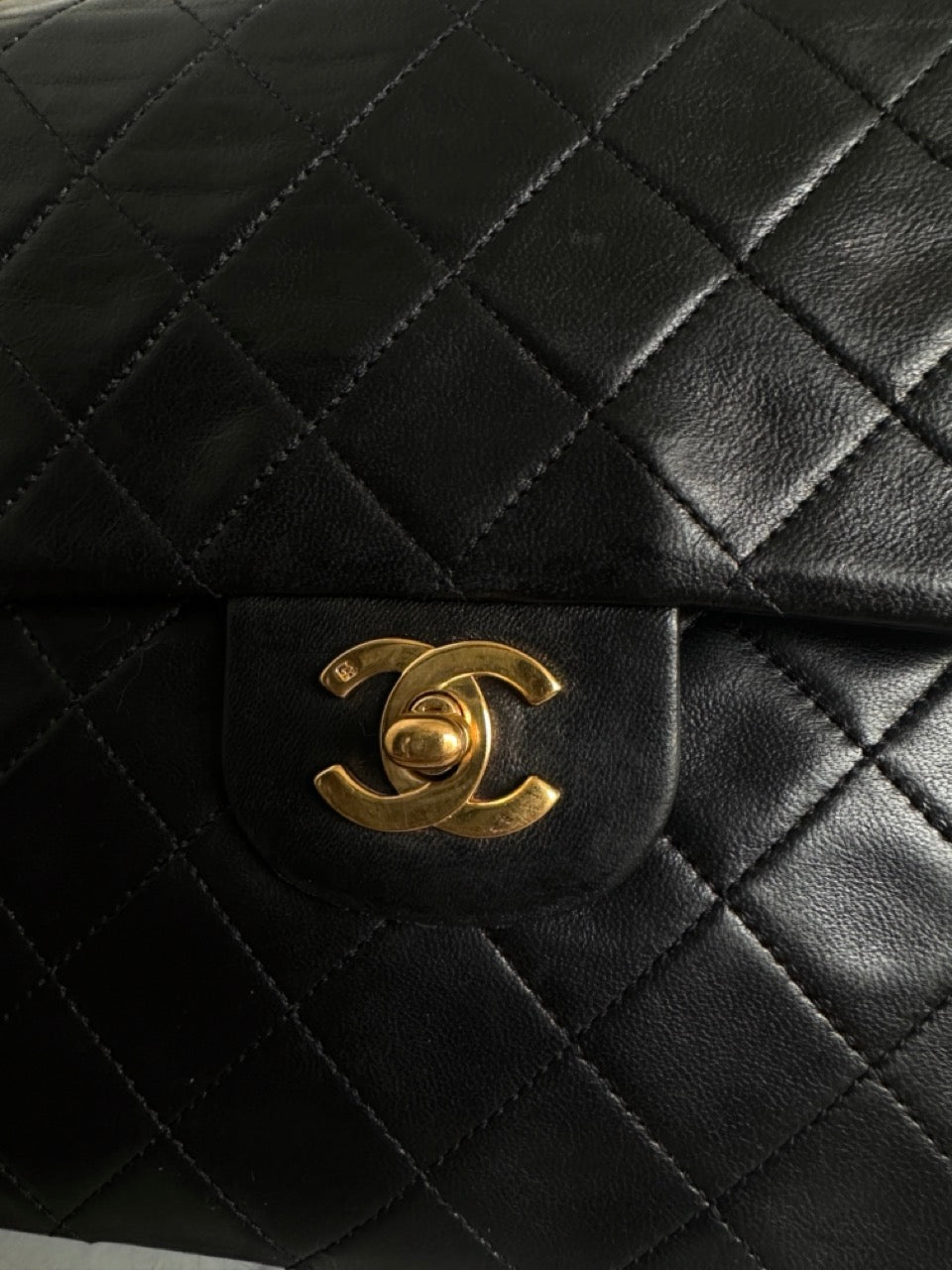 Chanel Vintage 24k Double Flap