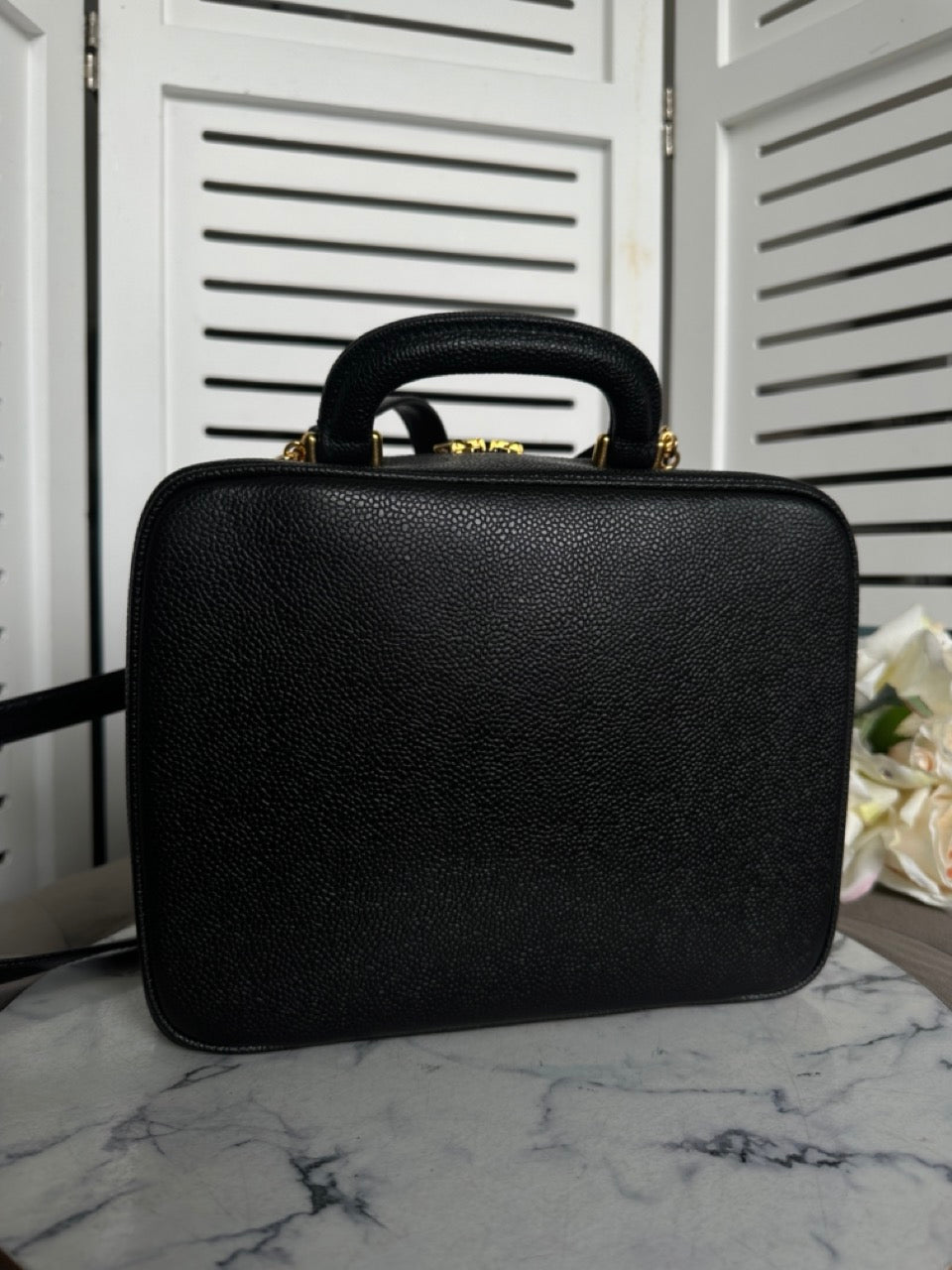 Chanel Vintage Caviar Vanity Bag