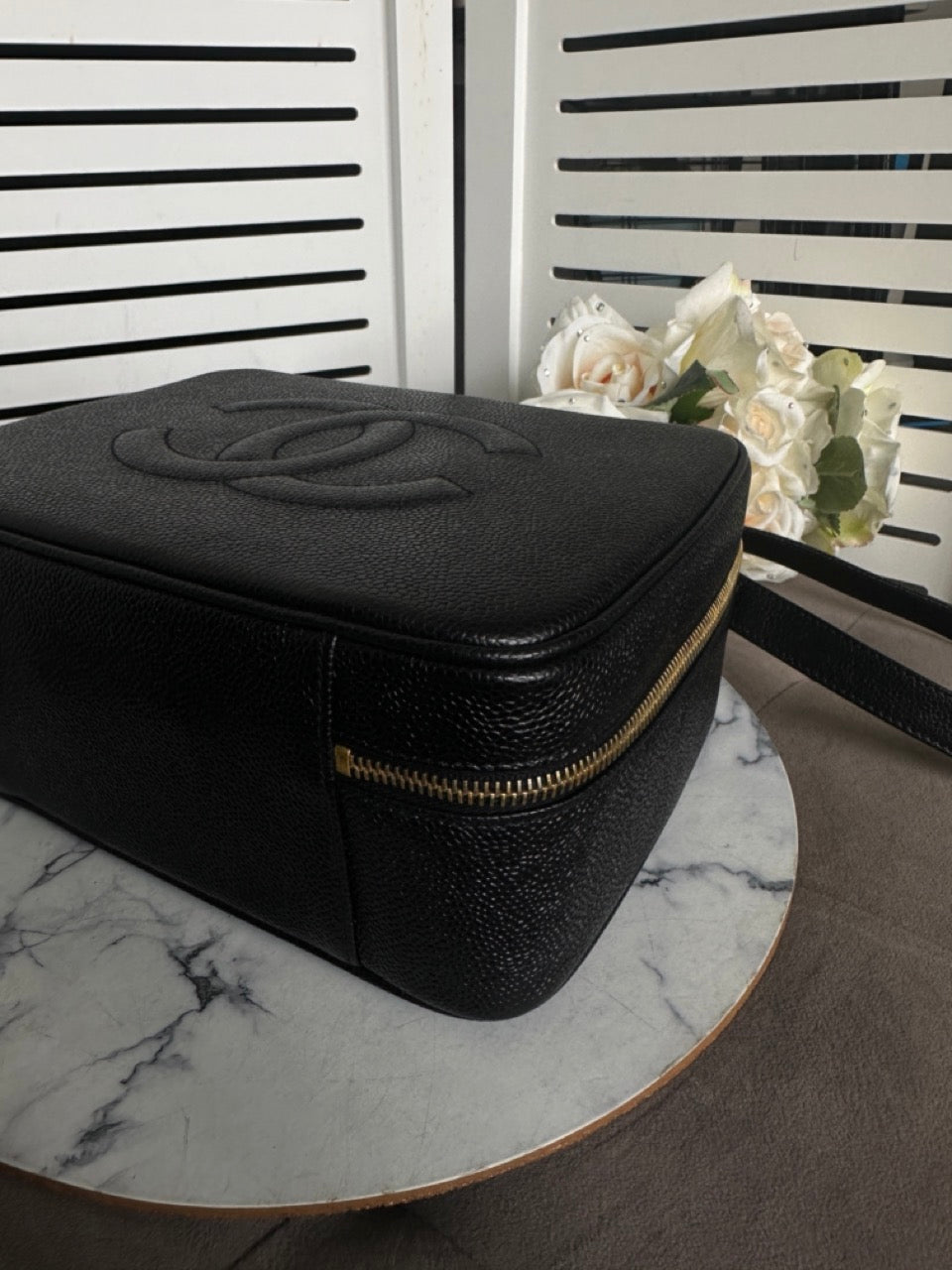 Chanel Vintage Caviar Vanity Bag