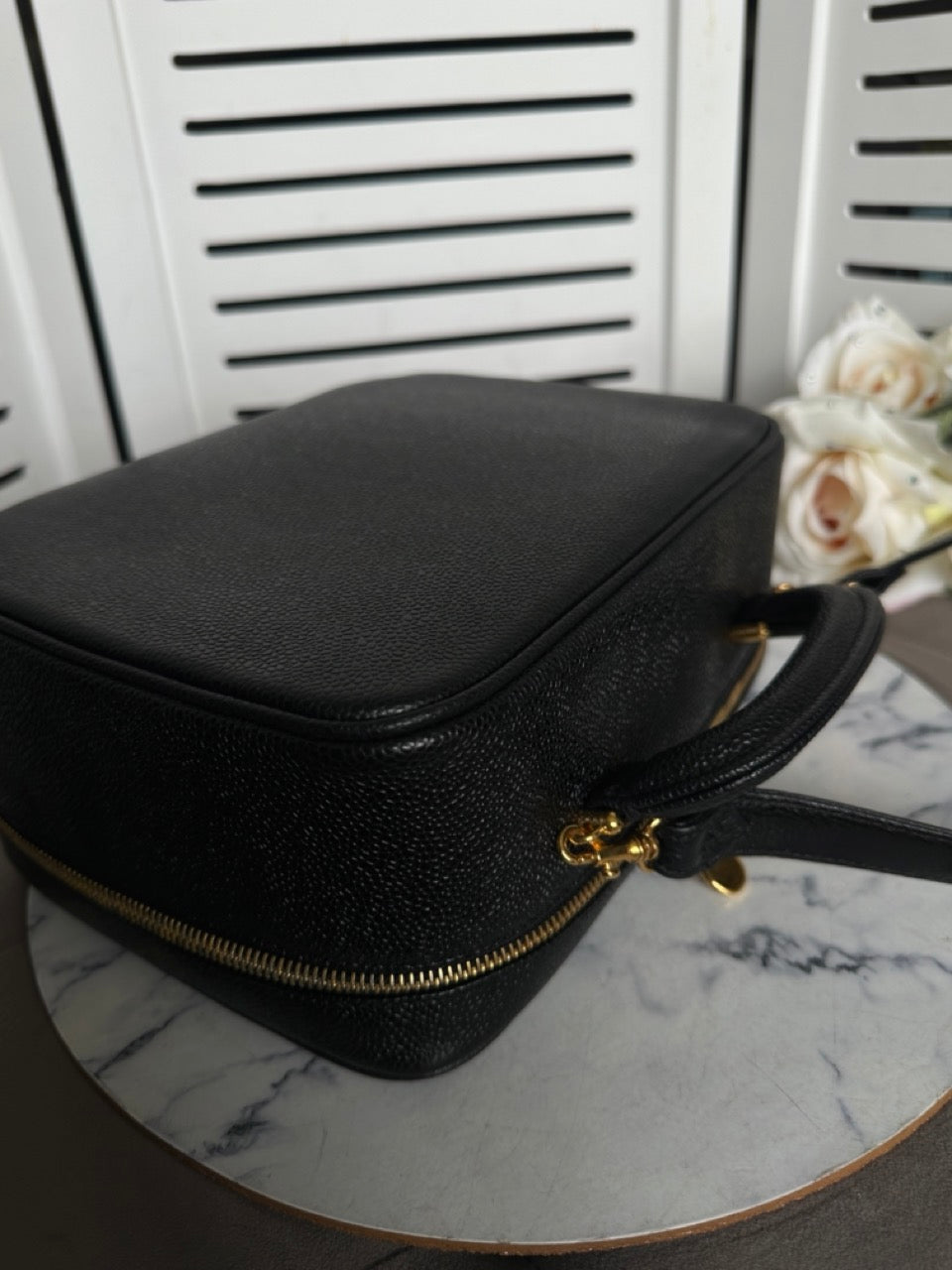 Chanel Vintage Caviar Vanity Bag