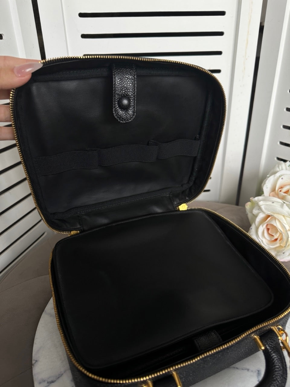 Chanel Vintage Caviar Vanity Bag