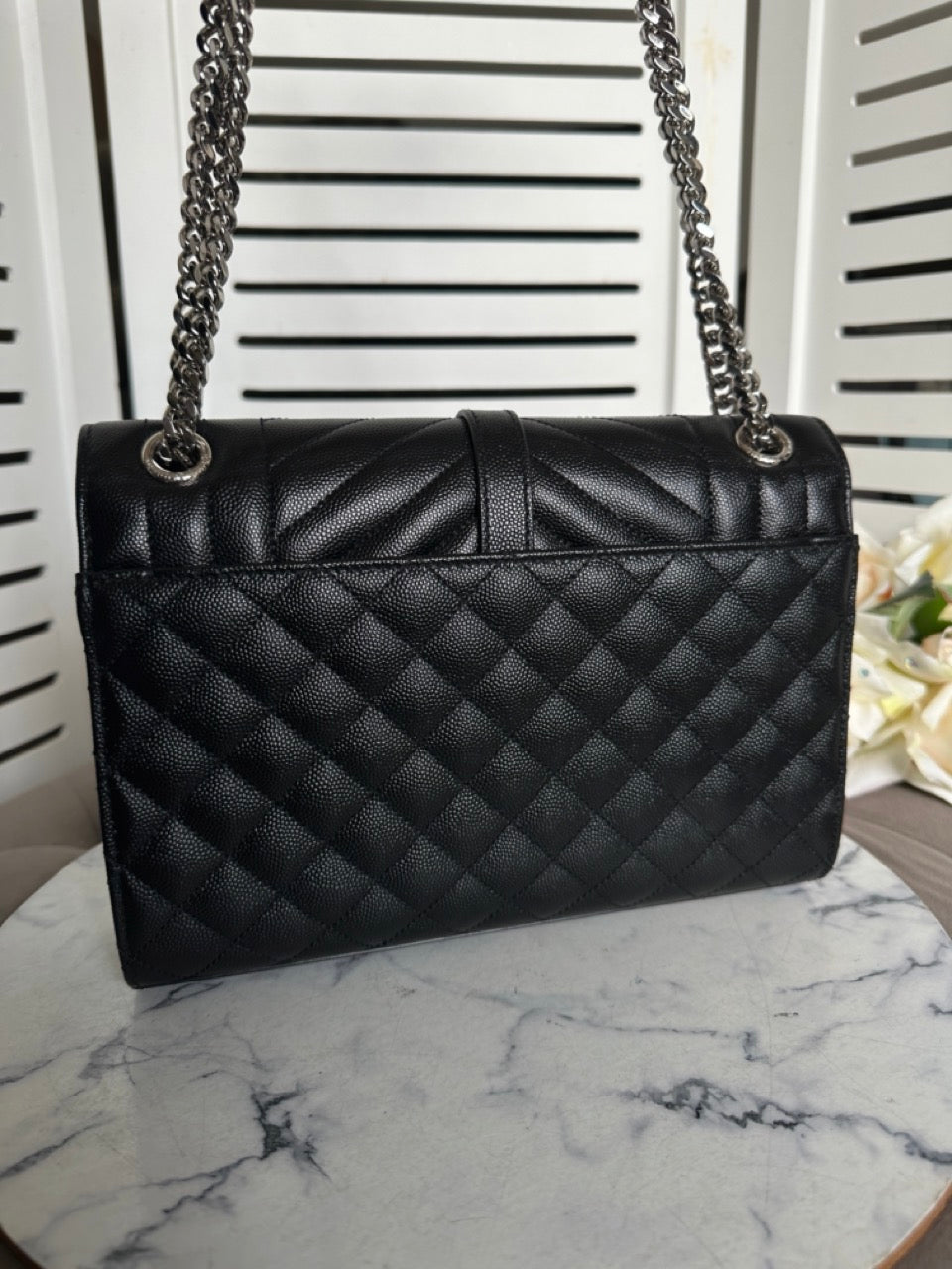 YSL Tri-Quilt Medium Envelope