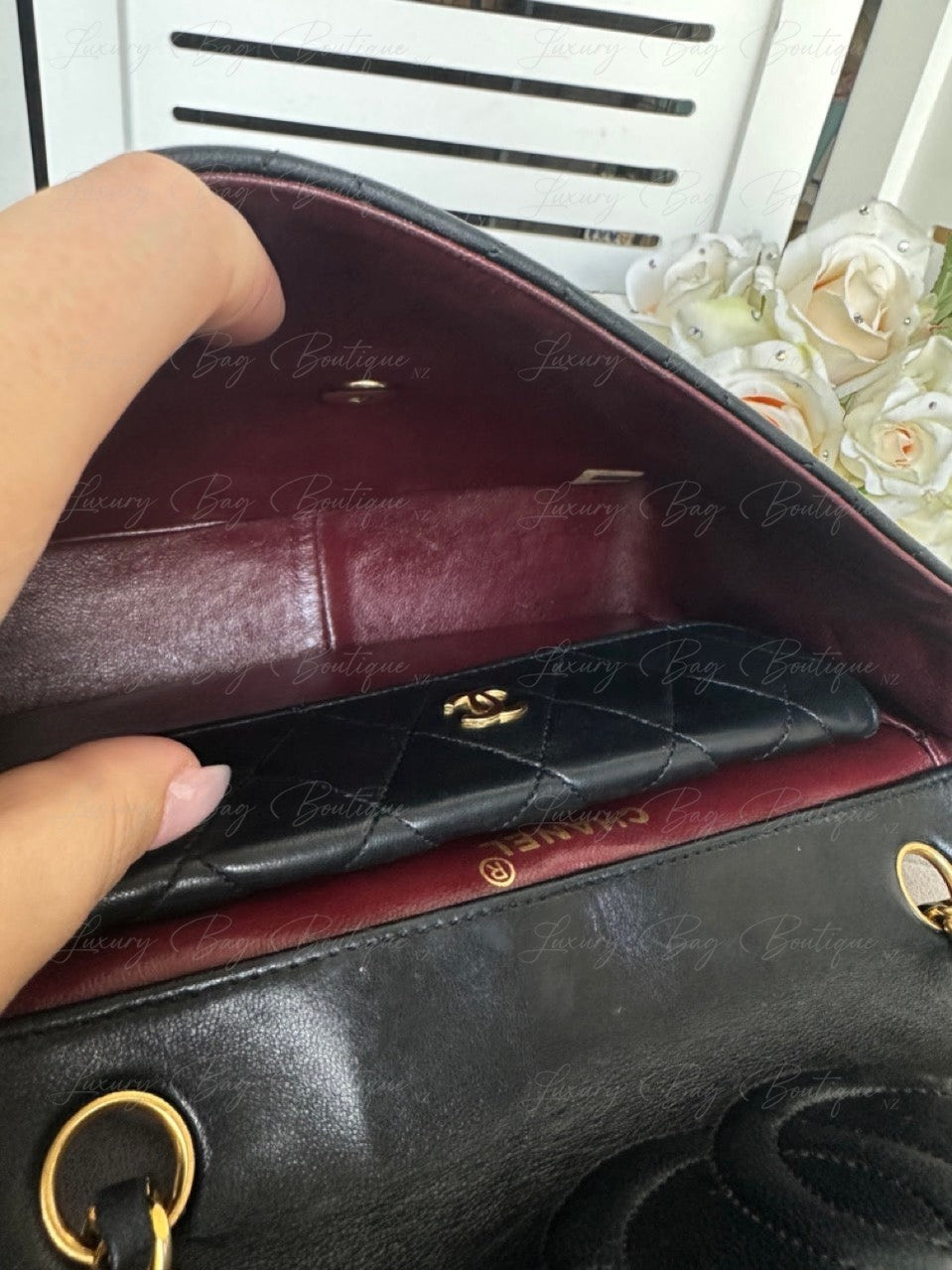 Chanel Vintage Flap w Removable Pouch