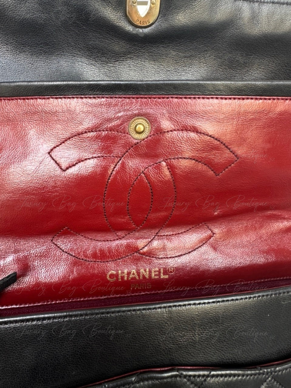 Chanel Lambskin Double Flap Paris Edition
