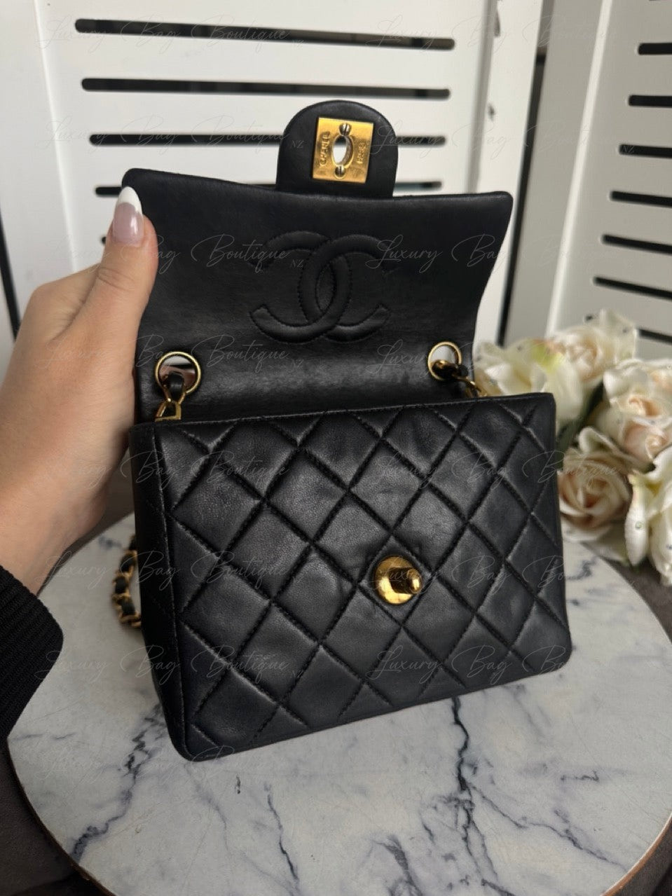 Chanel Vintage Classic Mini 24k