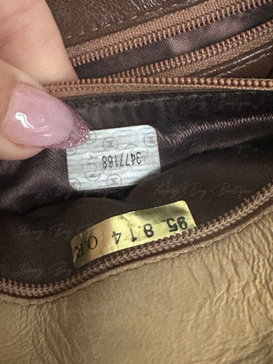 Chanel Beige Vintage 24k Bag