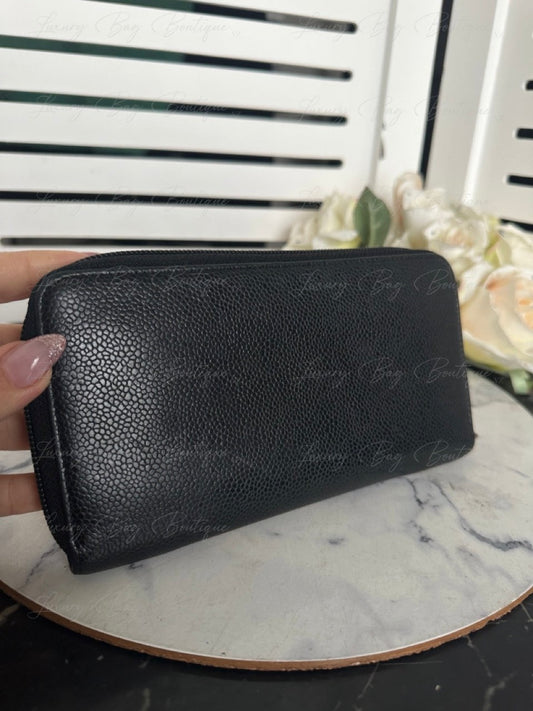 Chanel Caviar Zip Wallet