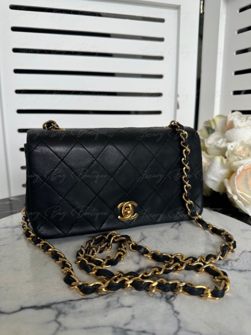 Chanel Vintage Mini 24k Lambskin