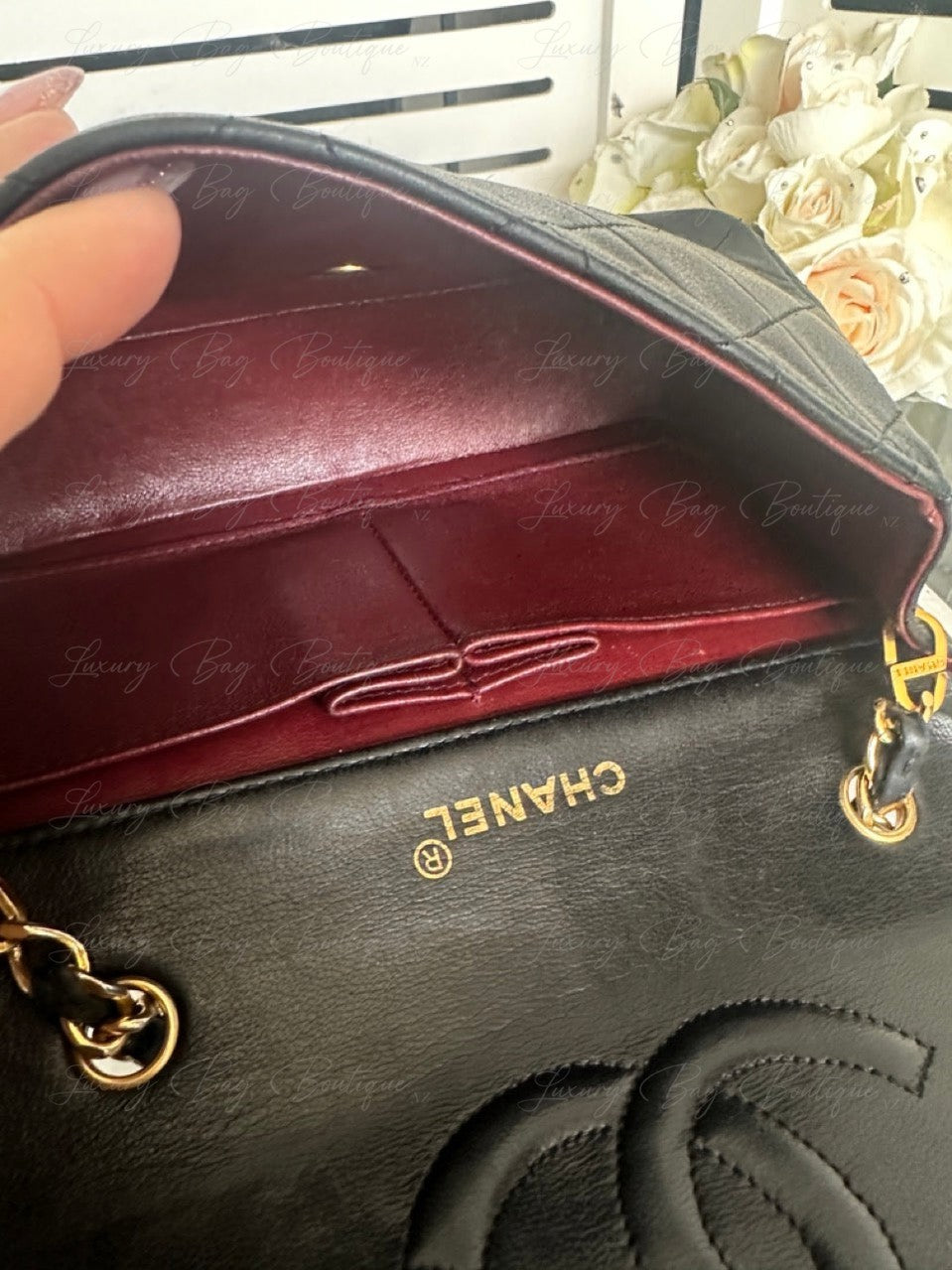 Chanel Vintage Mini 24k Lambskin