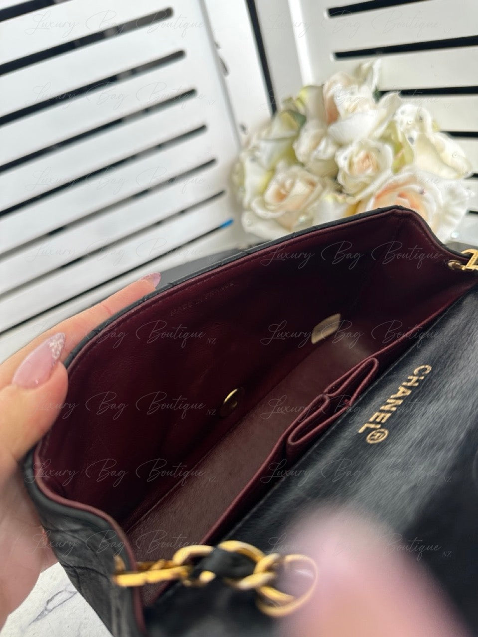 Chanel Vintage Mini 24k Lambskin