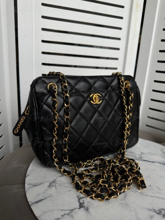 Chanel Vintage Camera Bag Lambskin GHW