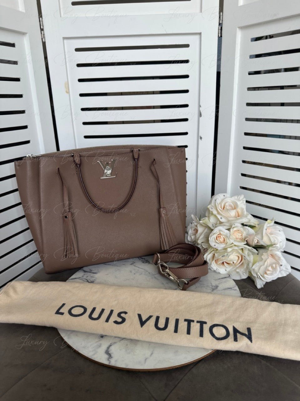 Louis Vuitton Lockmeto Tote Glacé