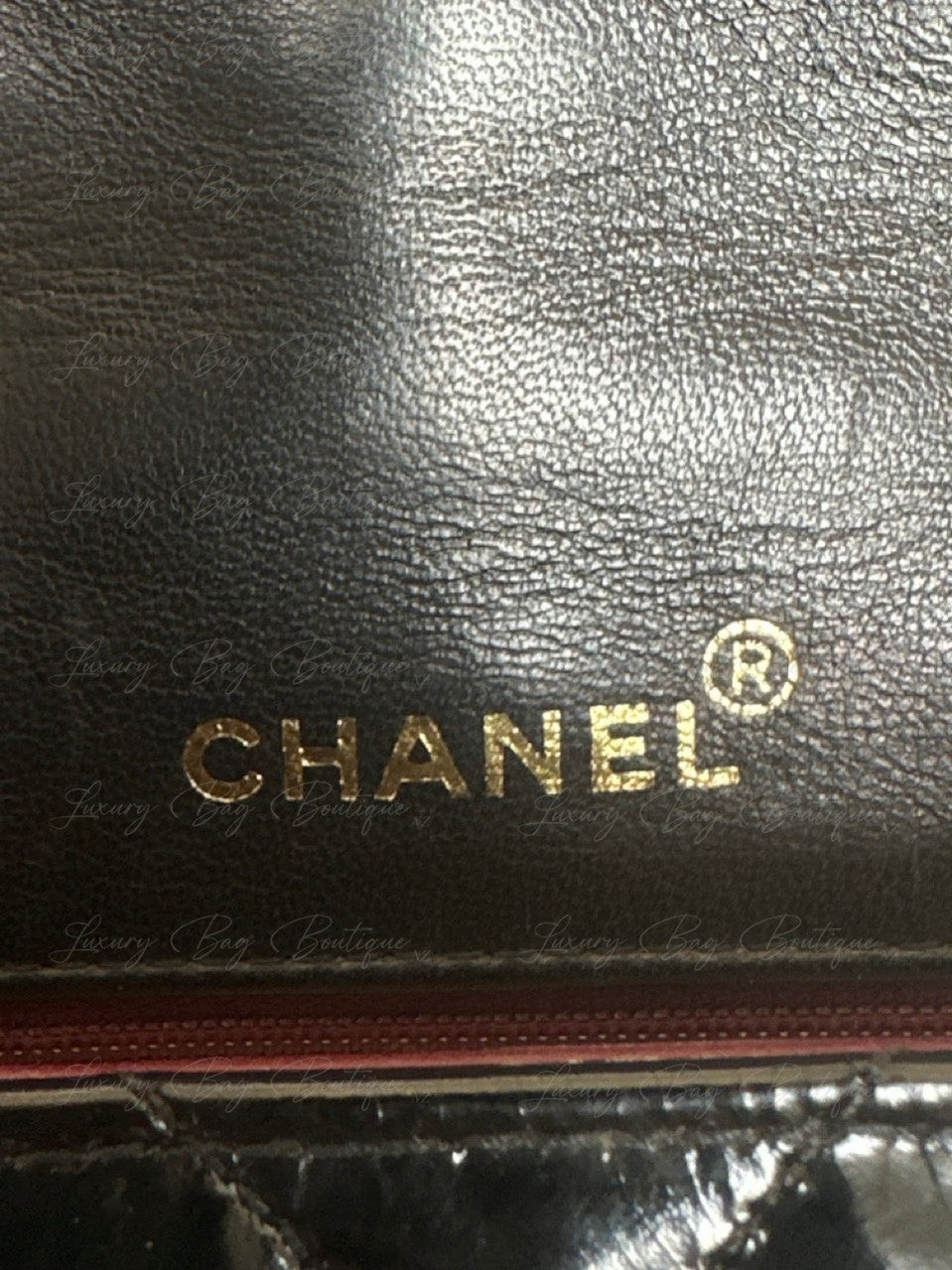Chanel Vintage Medium Patent Diana 24k HW