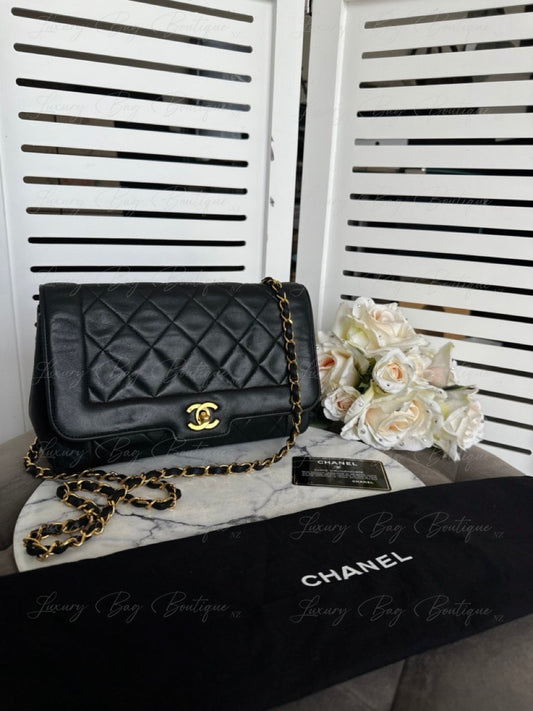 Chanel Vintage Medium Single Flap 24k HW