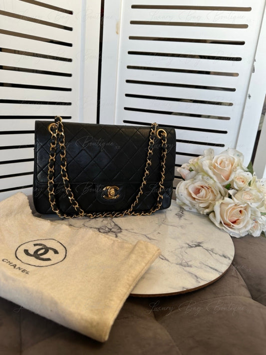 Chanel Vintage Double Flap Medium 24K GHW