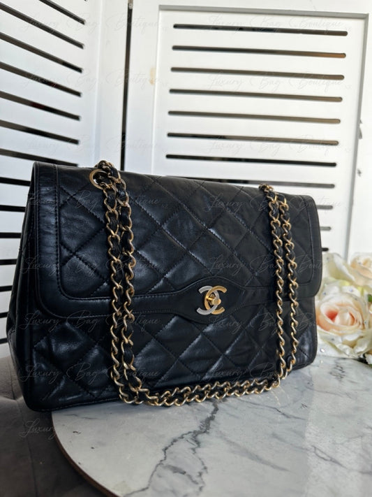 Chanel Vintage Double Flap Paris Edition