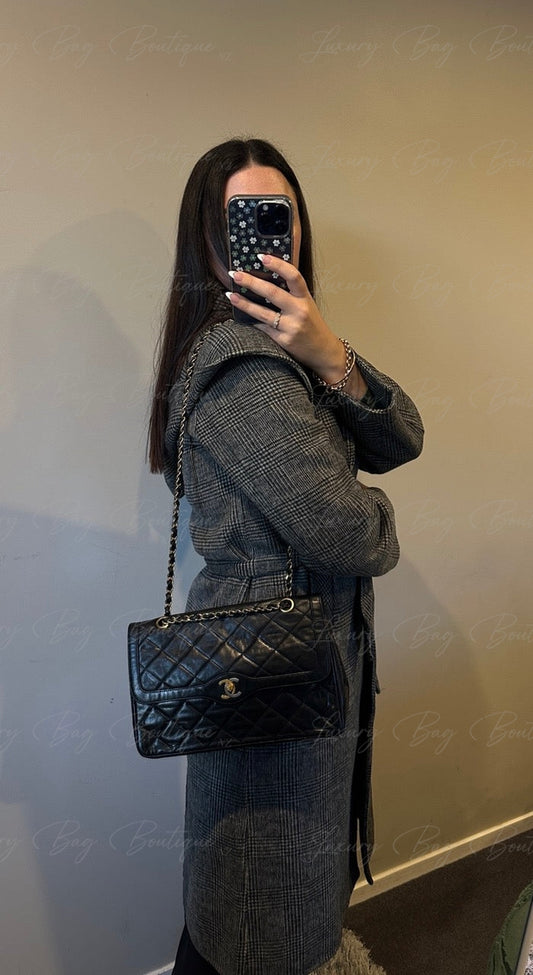 Chanel Vintage Double Flap Paris Edition