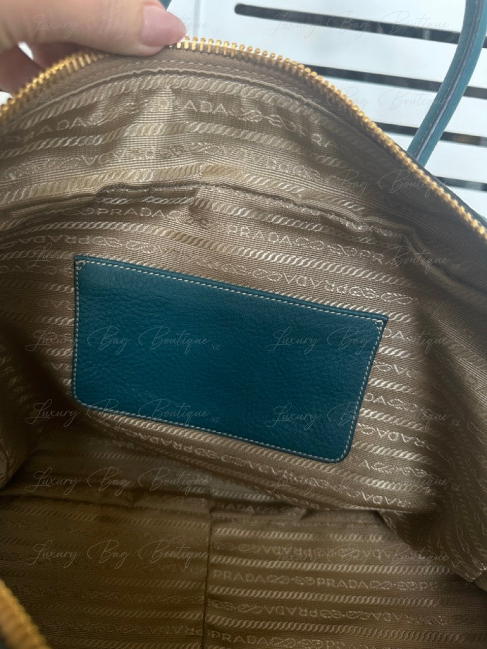 Prada Teal Bag