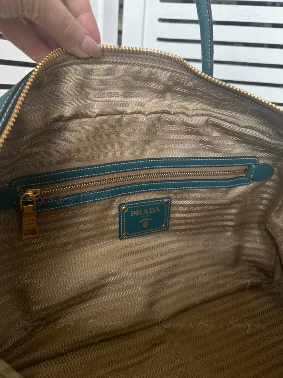 Prada Teal Bag