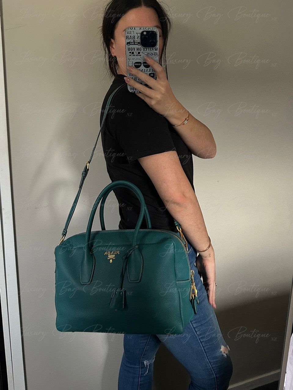 Prada Teal Bag