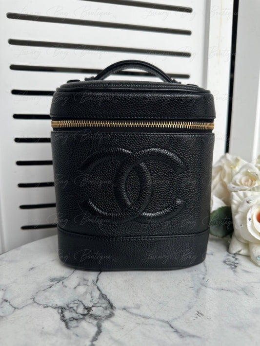Chanel Vintage Caviar Vanity Bag