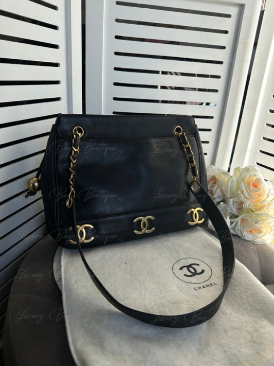 Chanel Lambskin Vintage Tote Bag