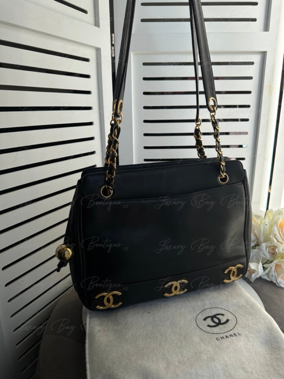 Chanel Lambskin Vintage Tote Bag