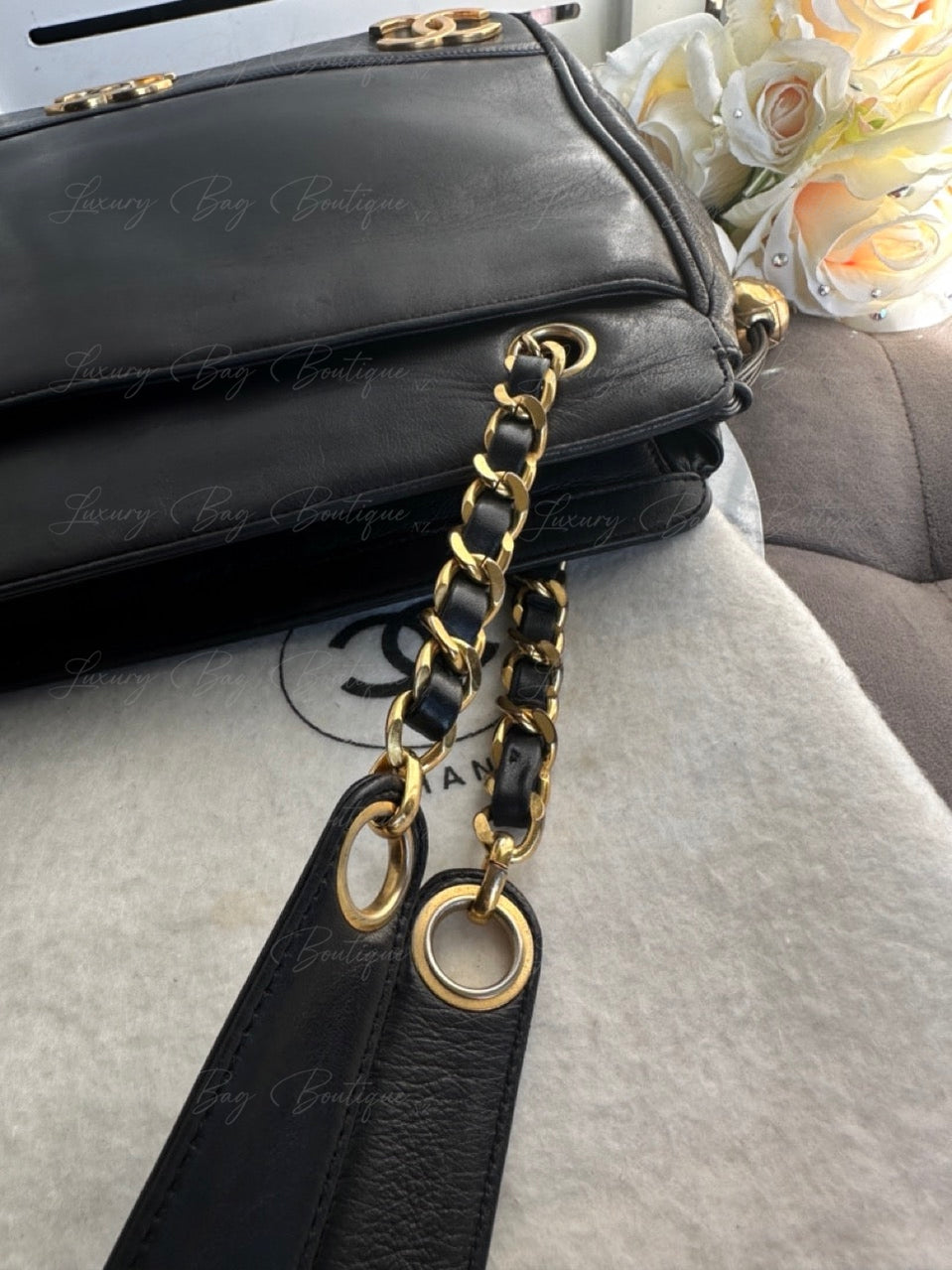 Chanel Lambskin Vintage Tote Bag