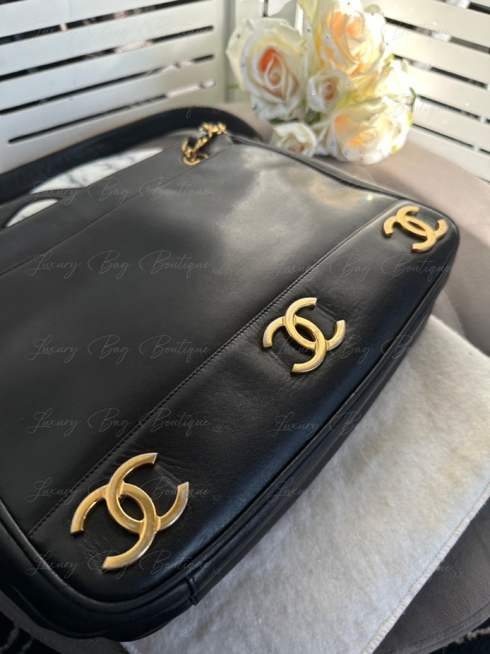 Chanel Lambskin Vintage Tote Bag