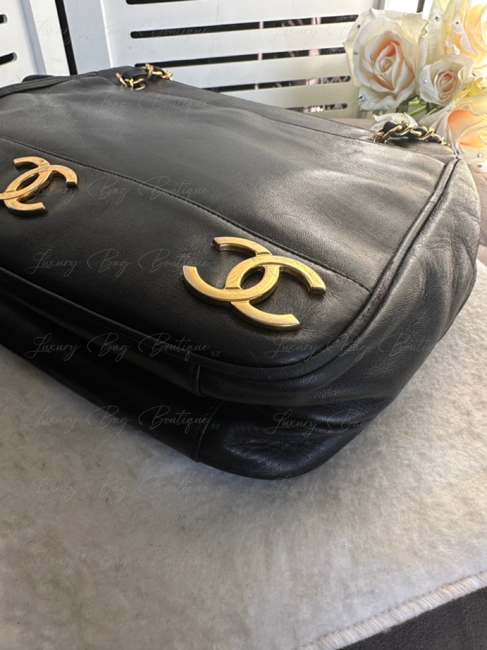 Chanel Lambskin Vintage Tote Bag