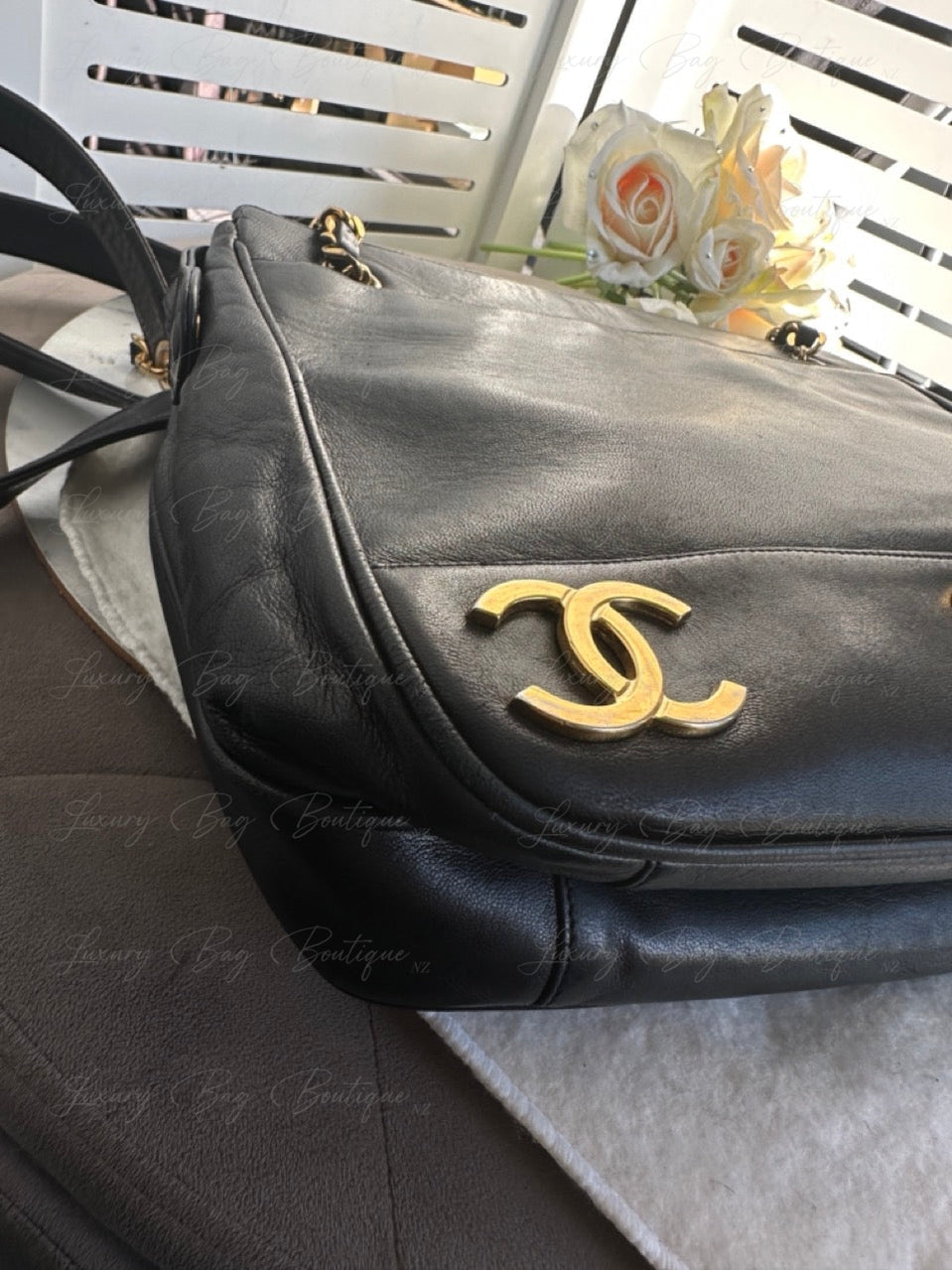 Chanel Lambskin Vintage Tote Bag