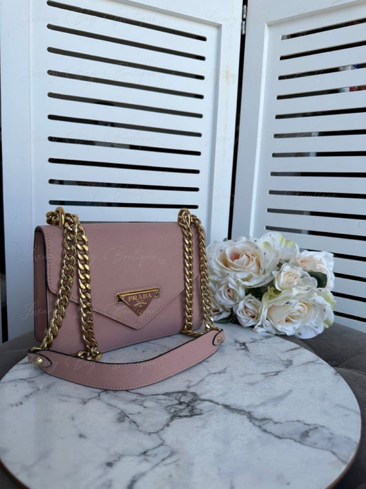 Prada Triangle Pink Crossbody