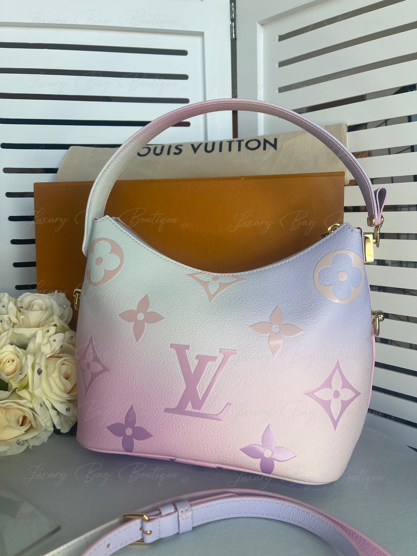 Louis Vuitton Limited Edition Sunrise Pastel Monogram Marshmallow