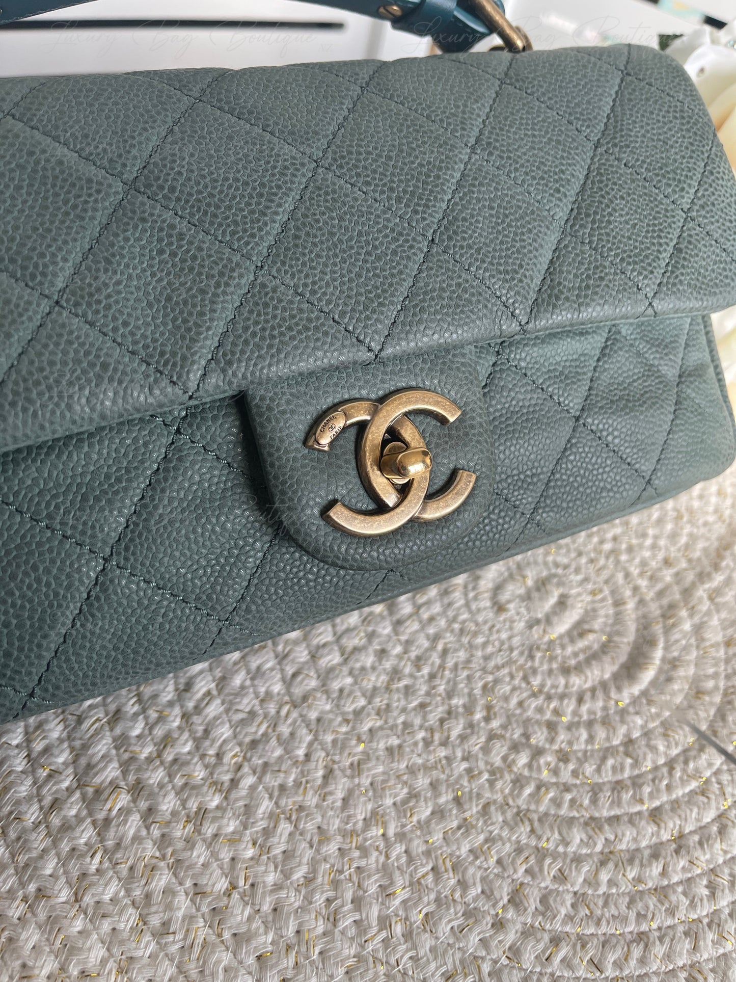 Chanel Quilted Caviar Chic Flap