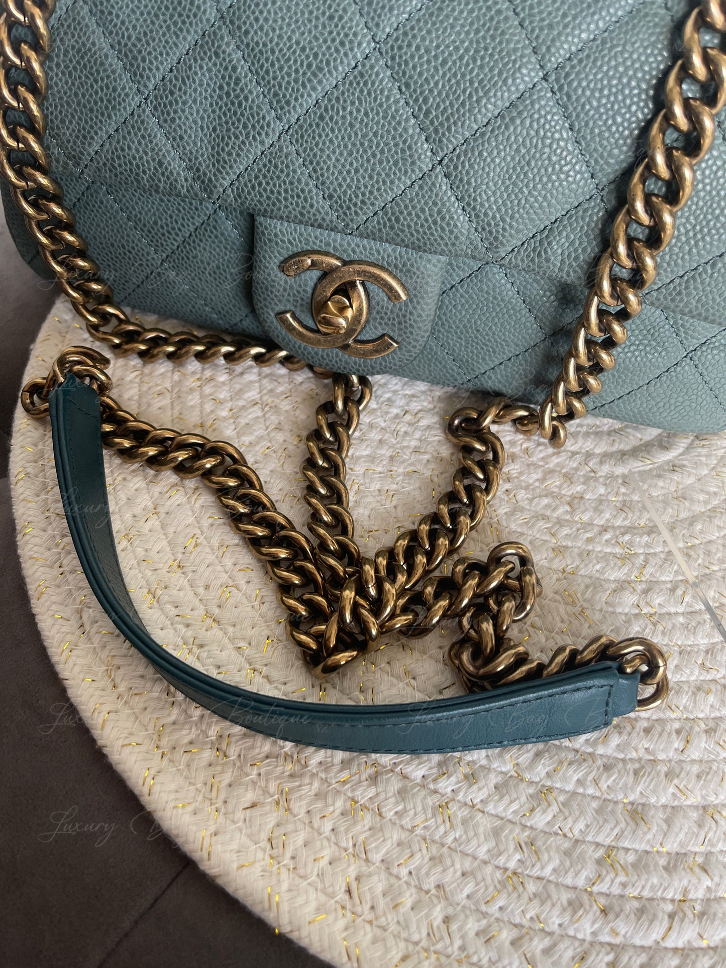 Chanel Quilted Caviar Chic Flap