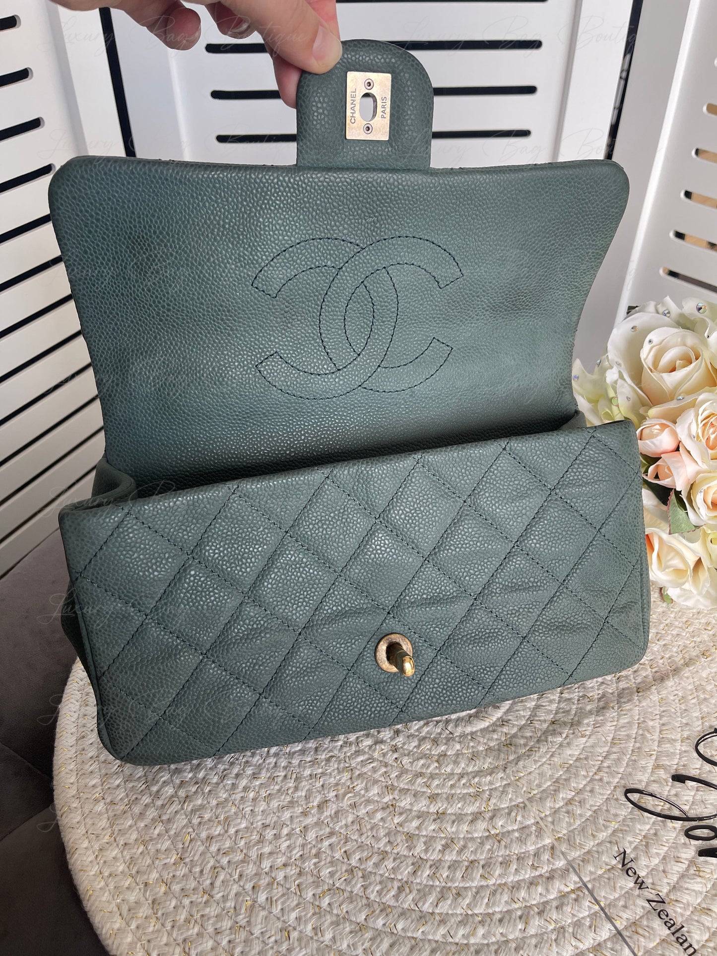 Chanel Quilted Caviar Chic Flap