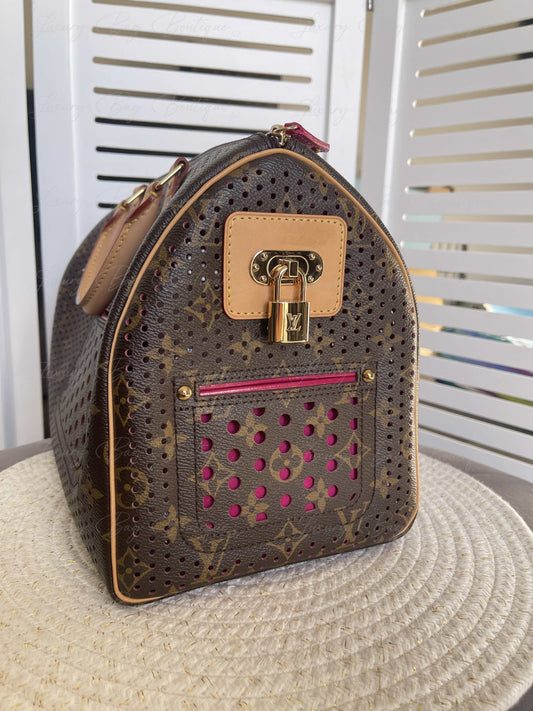 Louis Vuitton Limited Edition Perforated Speedy 30